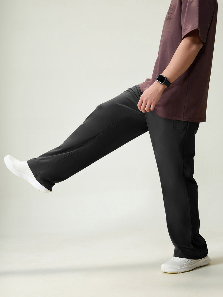 Black Wide Leg Joggers