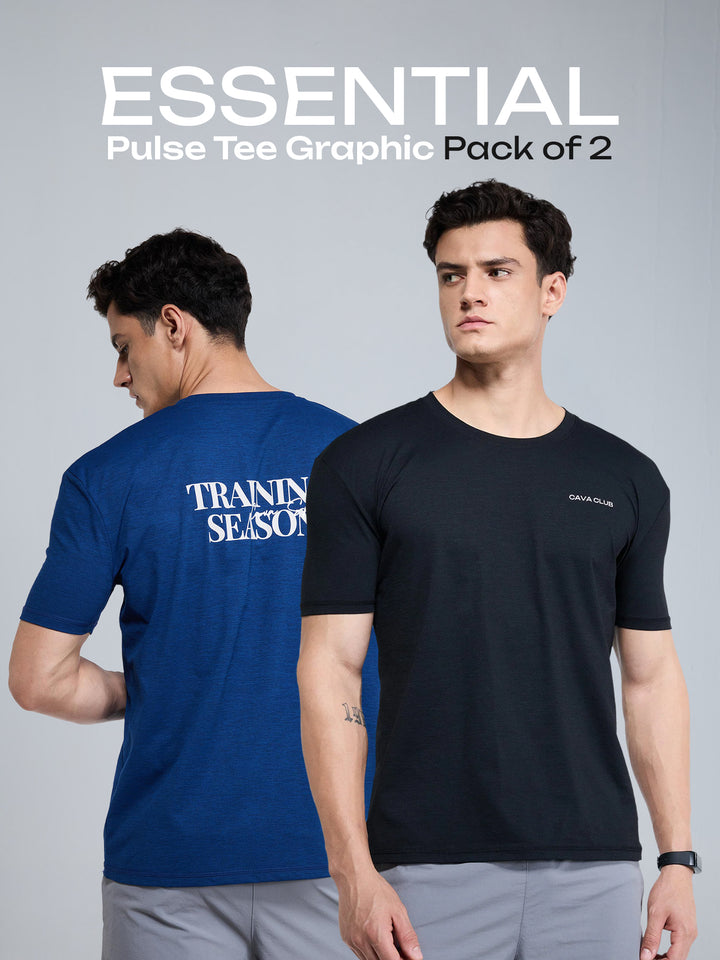 Essential Pulse Tee Graphic - Pack of 2