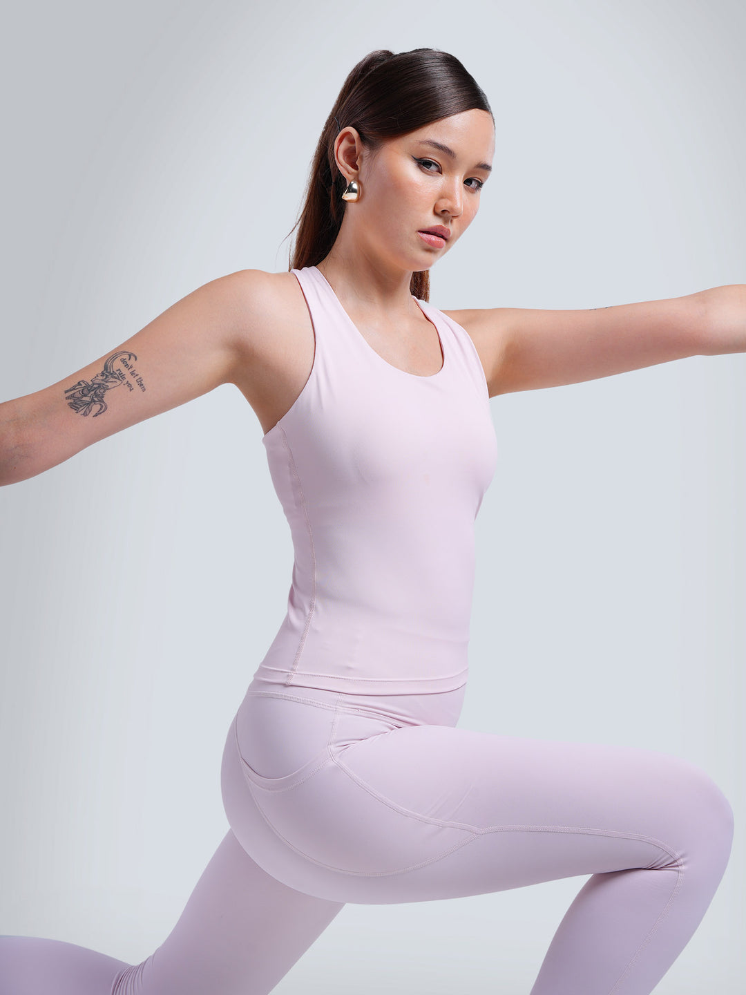 Pink Rocker Tank Pink Racerback Tank – CAVA Athleisure Pvt Ltd