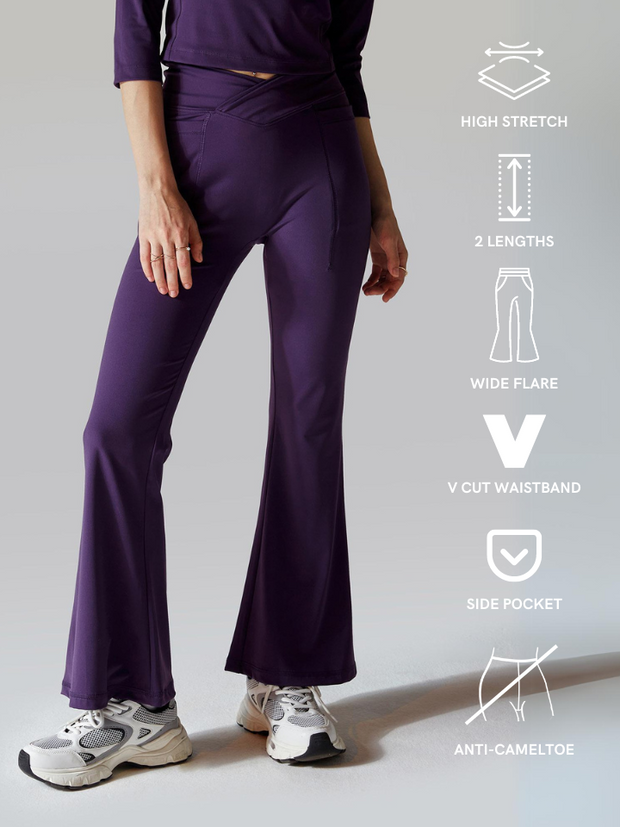 Iris Purple Tall Hourglass Leggings
