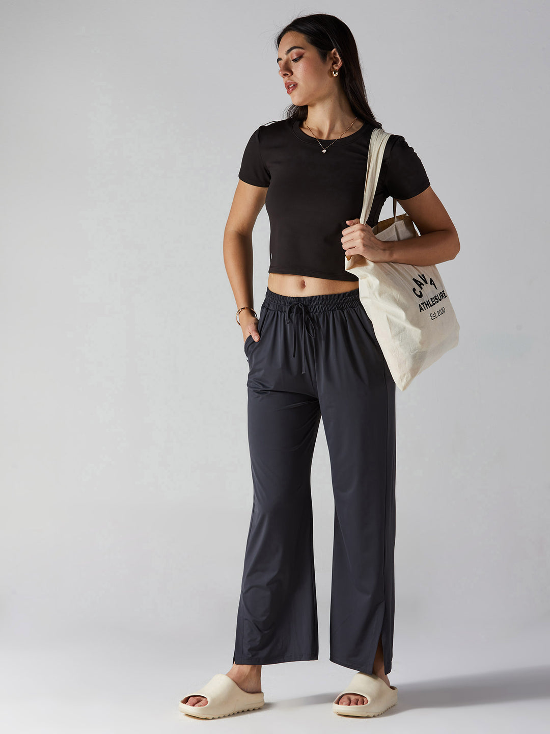 Black AirLuxe Trousers