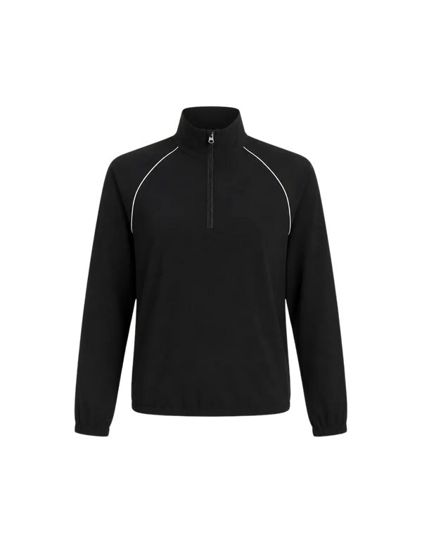 Black Rally Quarter Zip Jacket