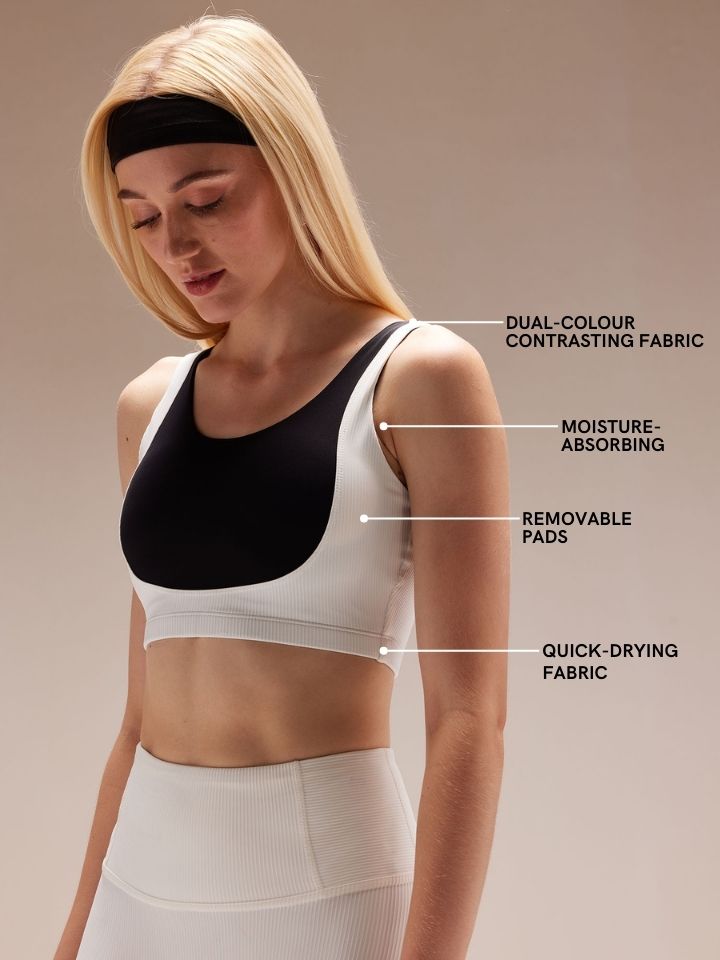 Porcelain Curve It Right Sports Bra