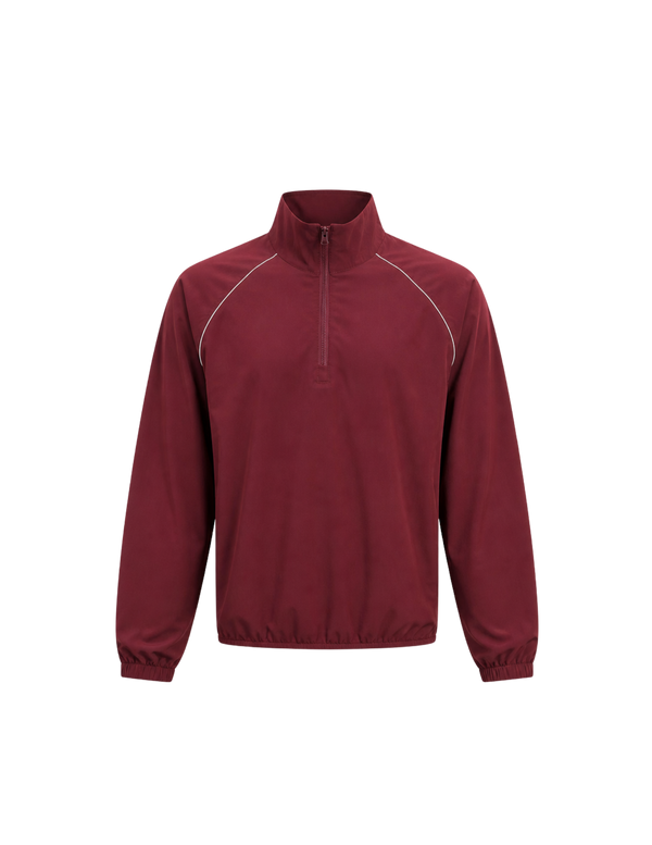 Maroon Rally Quarter Zip Jacket