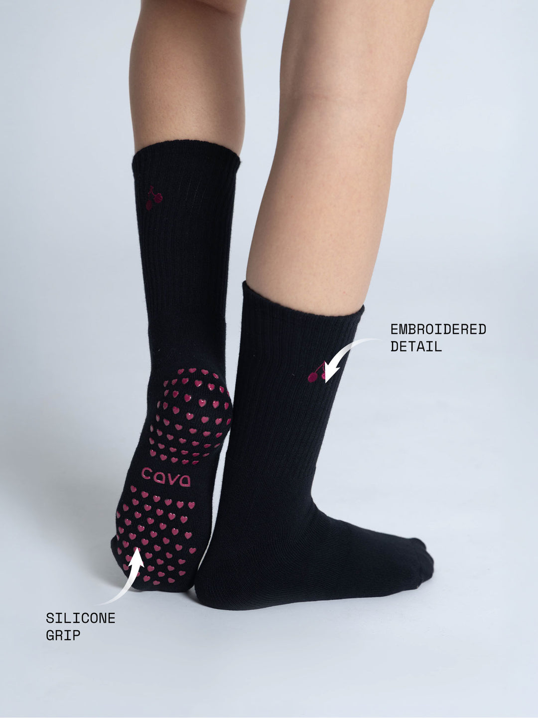 Cava Love Grip Socks - Pack of 3