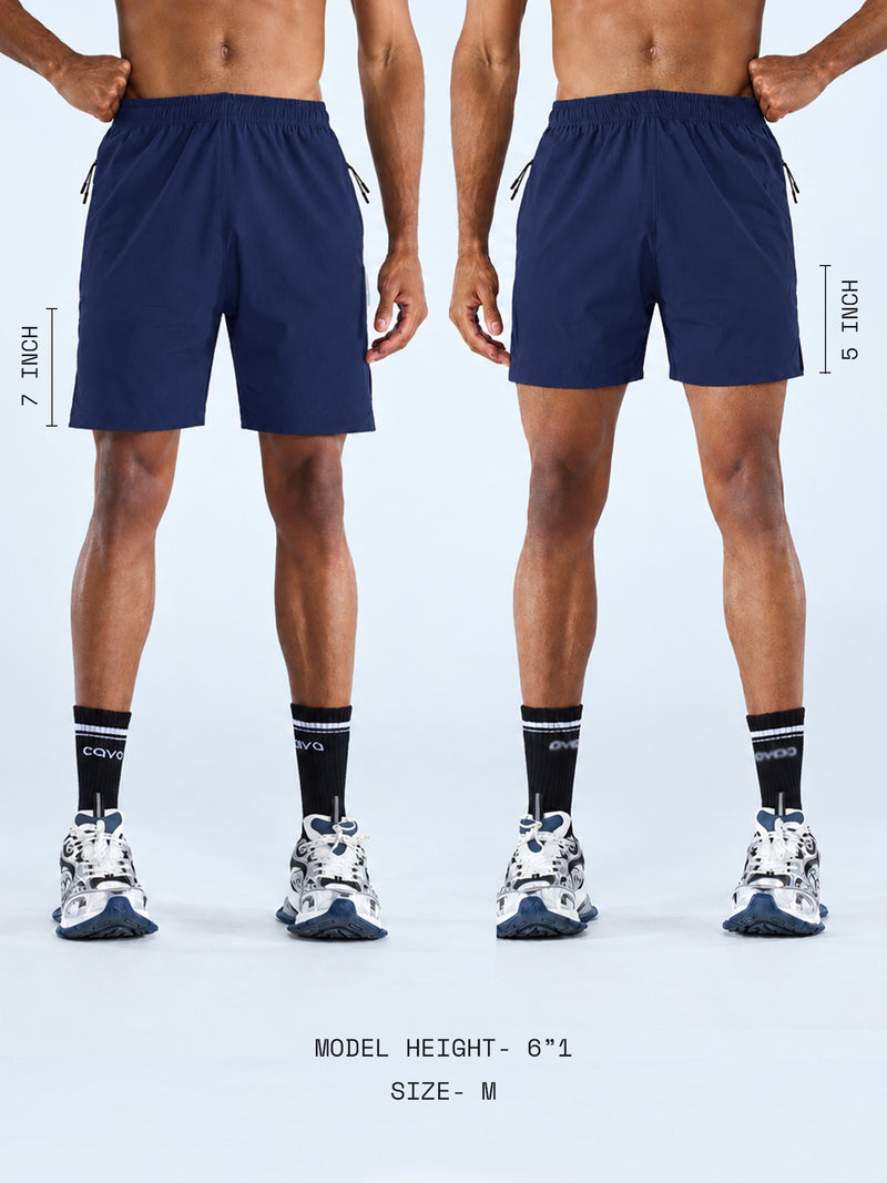 Navy Train-In Shorts