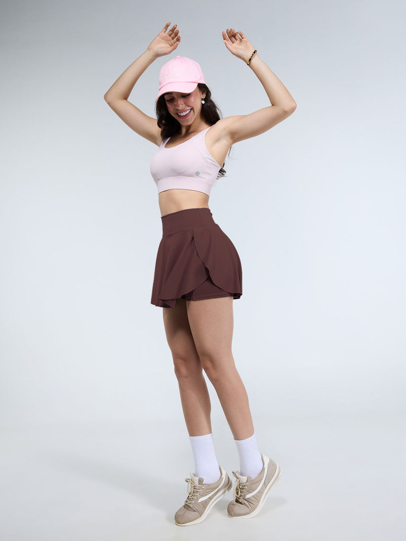 Toasted Swirl Tennis Skorts