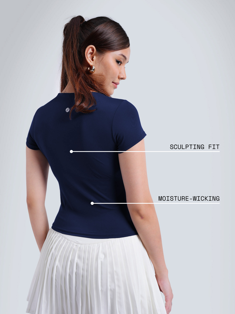 Navy Sculpt Built-In Top