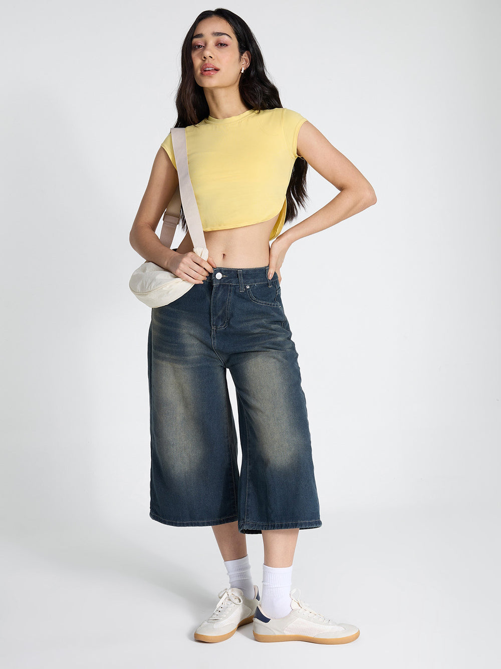 Yellow Cotton Baby Tee