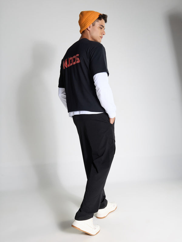 Black Stride Cargo Pants