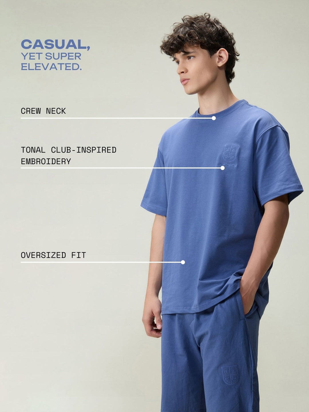 Blue Everywear Leisure Tee