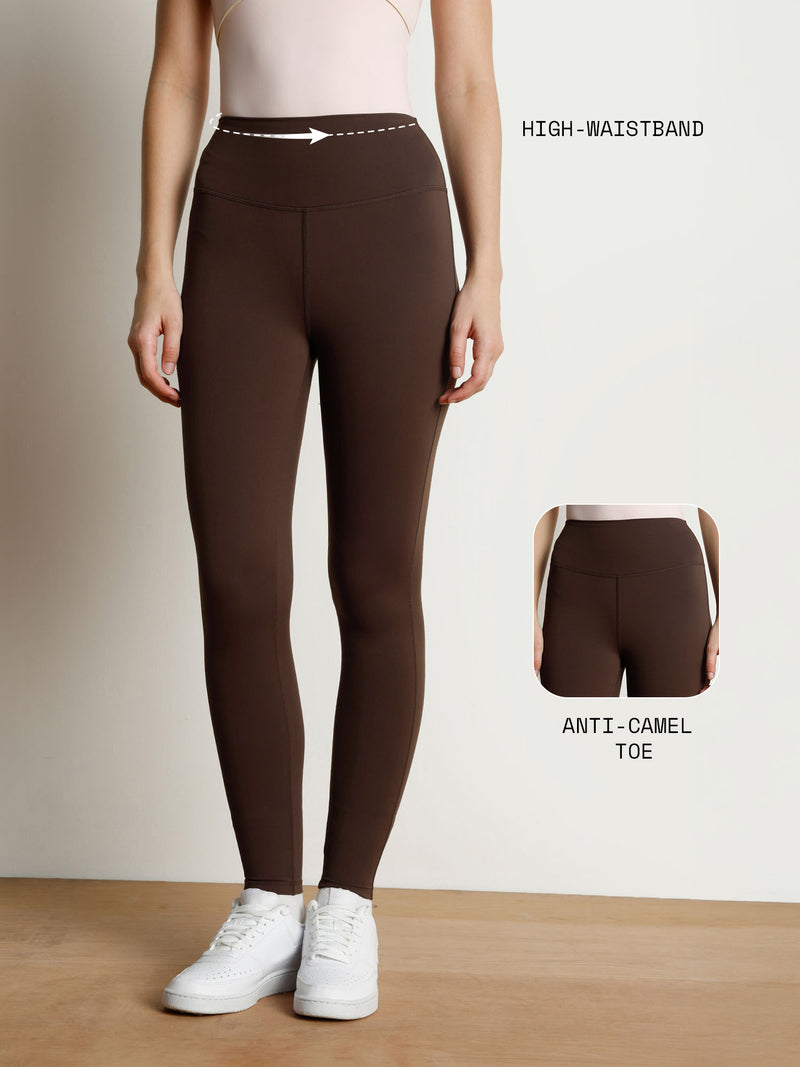 Brown Contour Snug Leggings