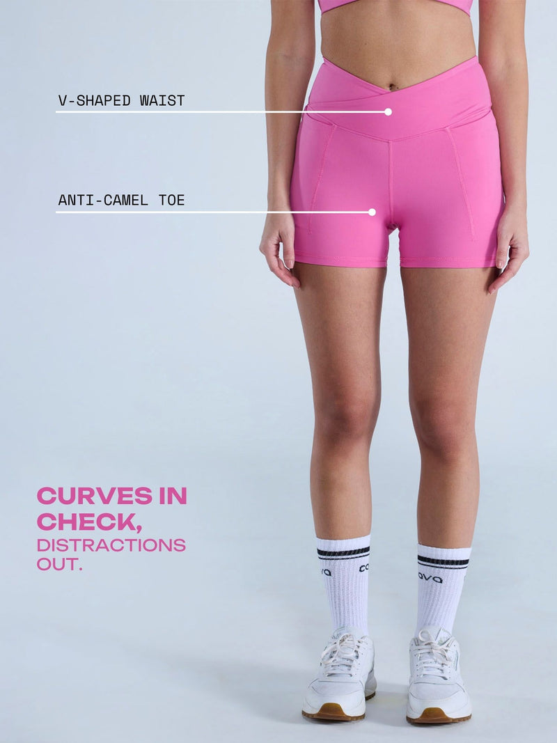 Pink Hourglass Booty Shorts