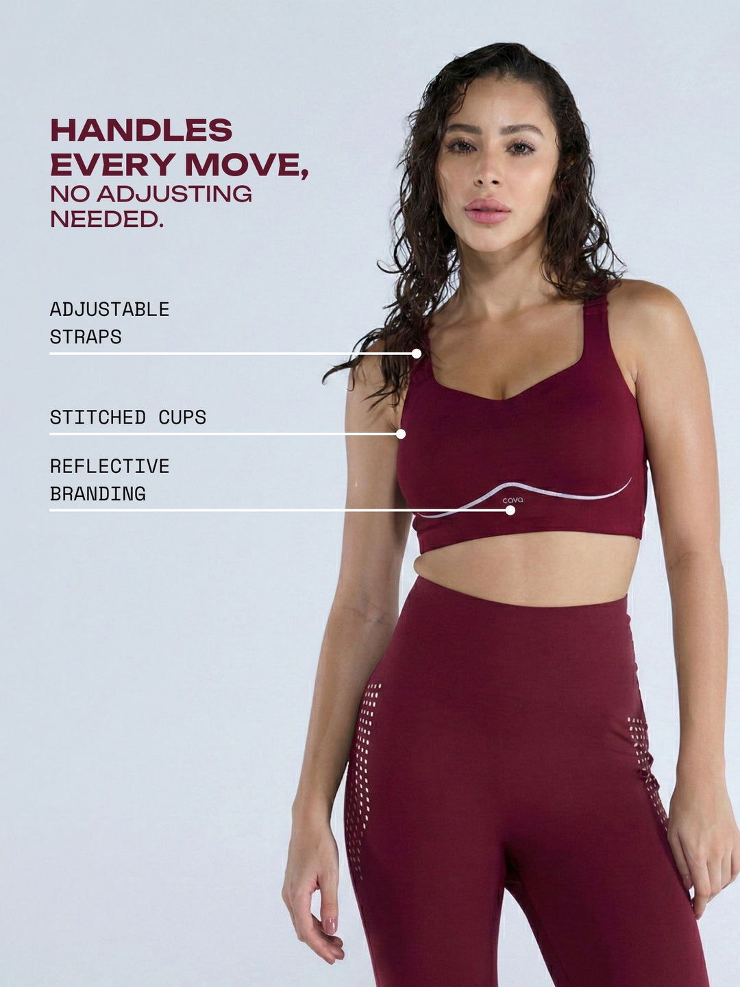 Cherry Studio Compression Sports Bra