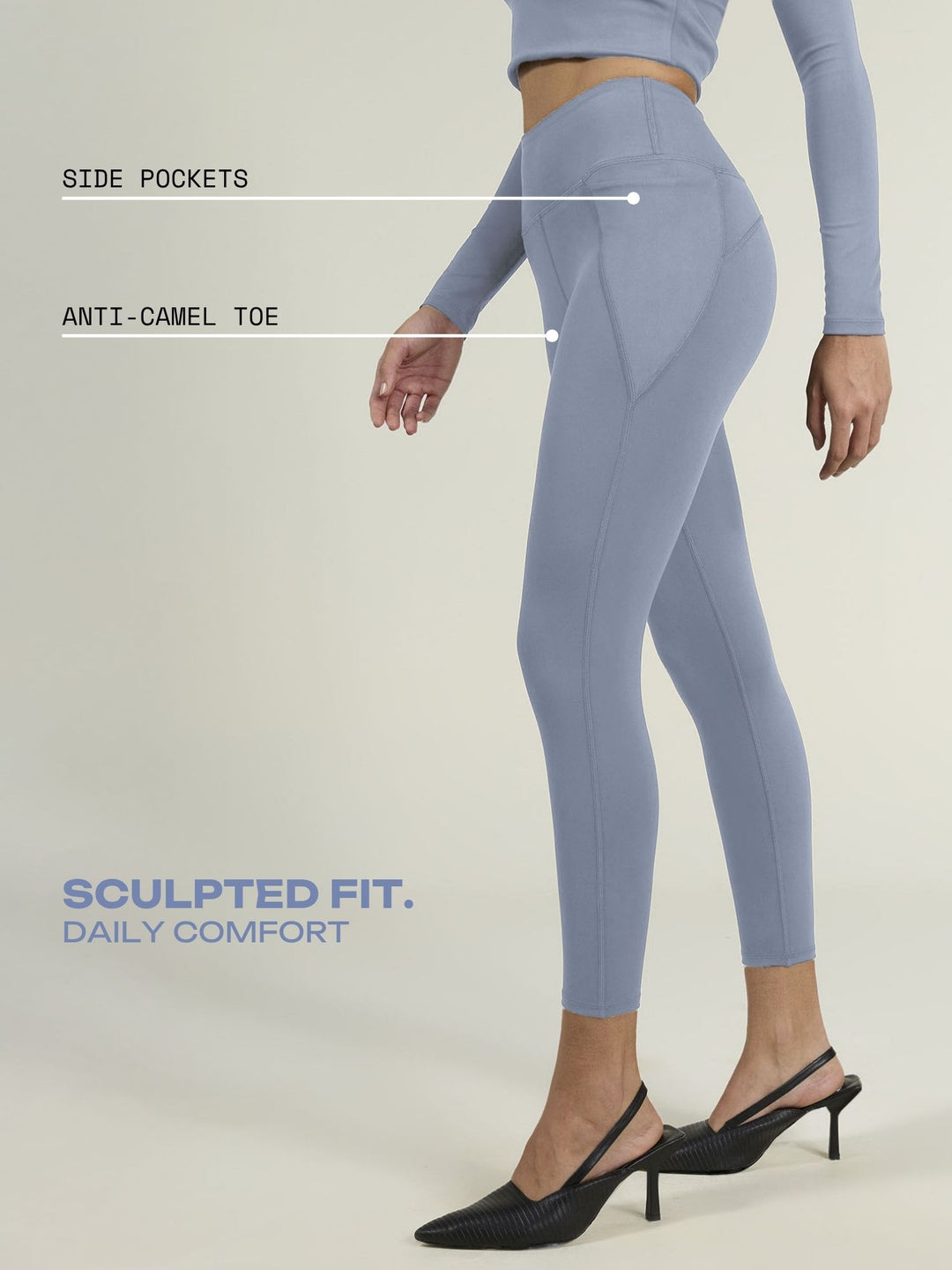 Storm Blue Sculpt Core Leggings