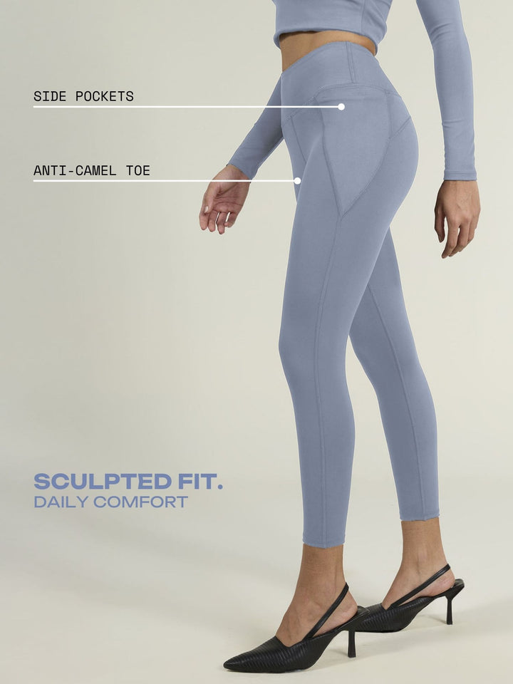 Storm Blue Sculpt Core Leggings