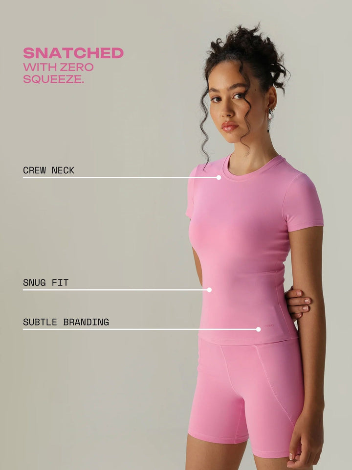 Pink Sculpt Core Top