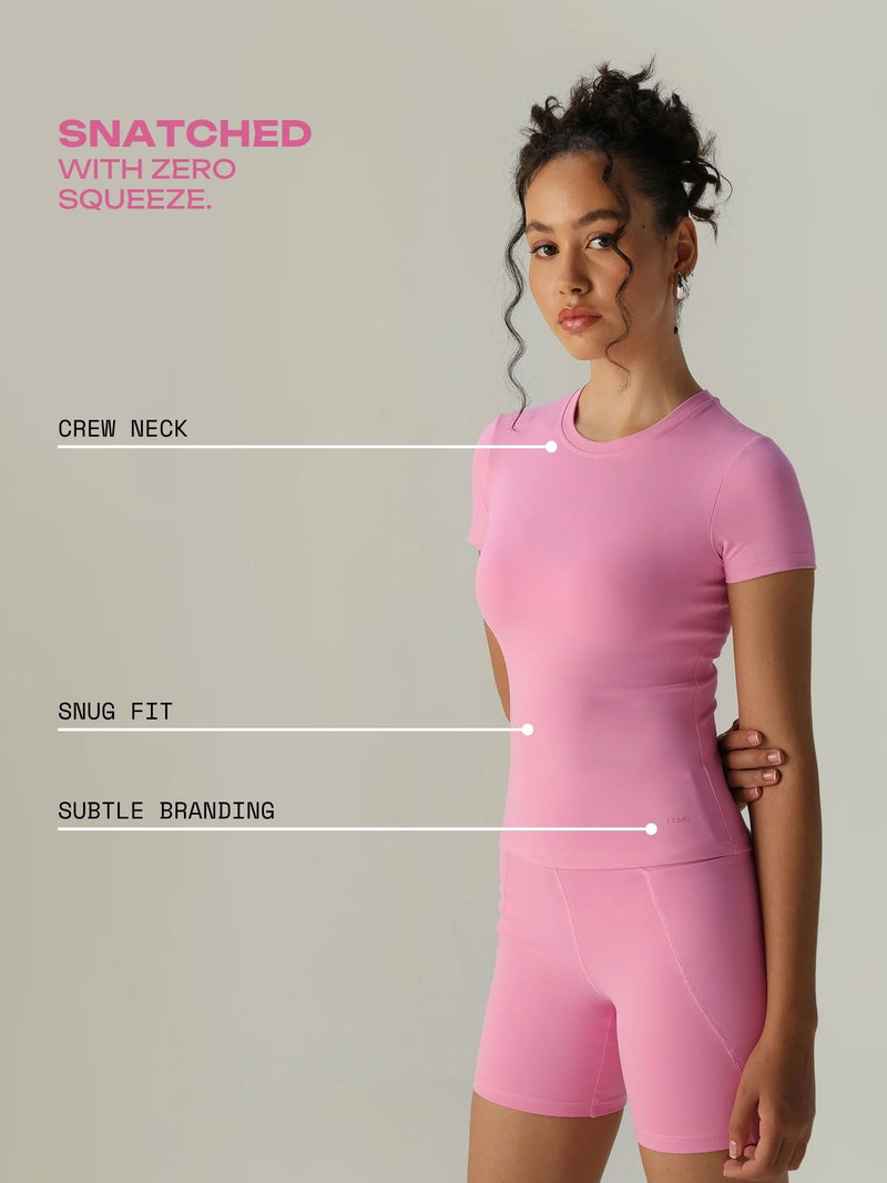Pink Sculpt Core Top