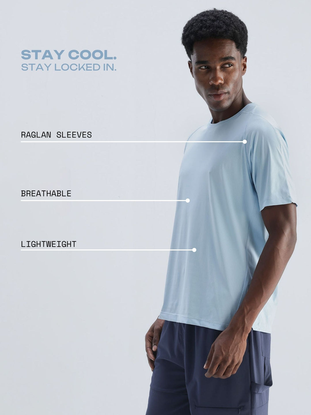 Ice Blue Velocity Training Tee