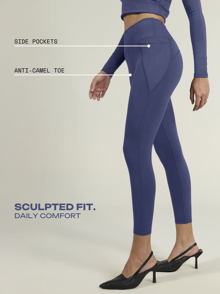 Navy Sculpt Core Leggings