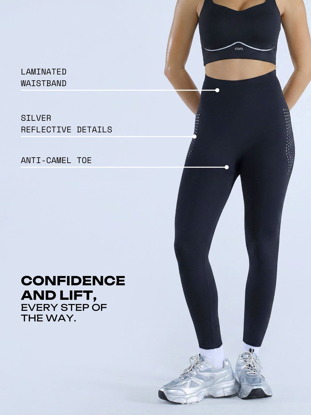Black Studio Compression Leggings