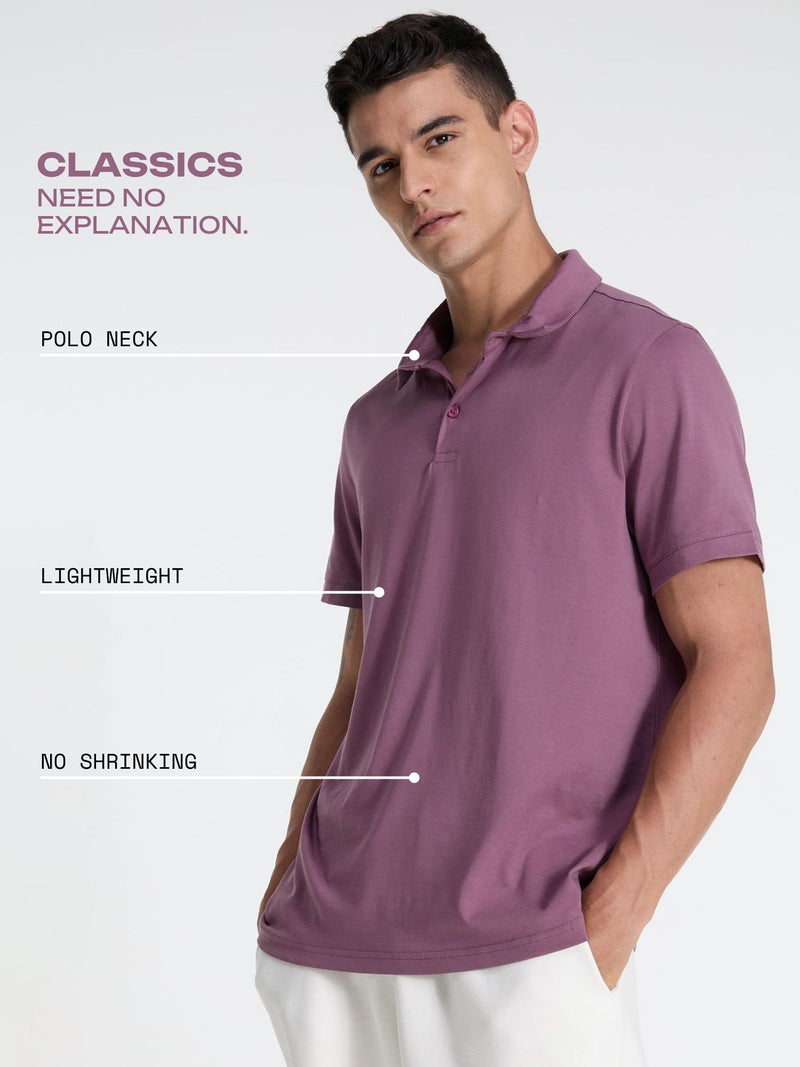 Thistle Supima Polo T-shirt - Regular Fit