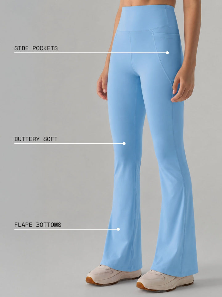 Sky Blue Sculpt Leggings