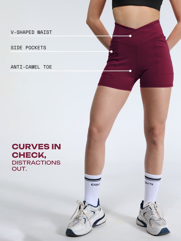 Cherry Hourglass Booty Shorts