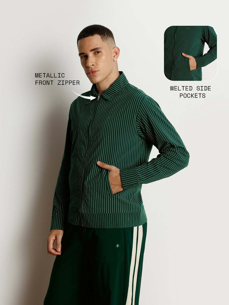 Pine Striped Shacket