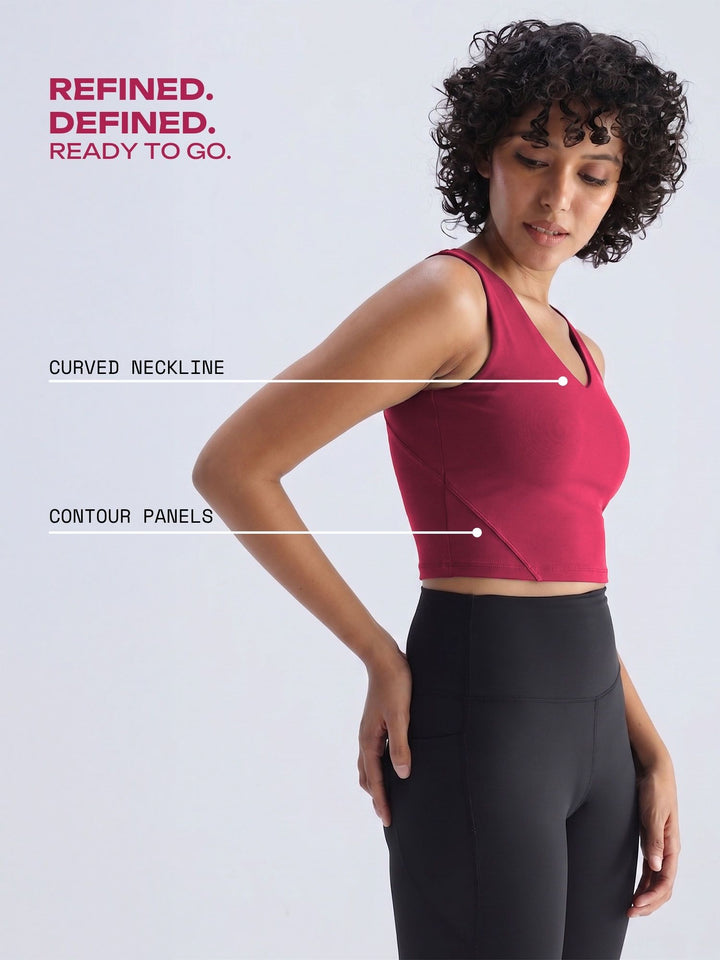 Ruby Refine Crop Tank