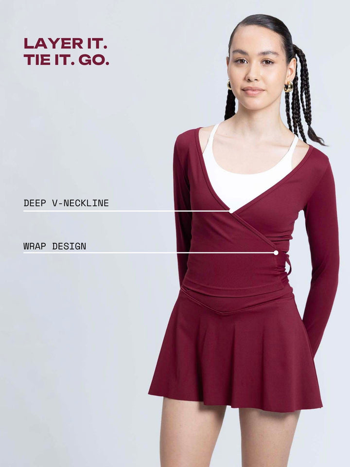 Cherry ADPT™ Wrap Top