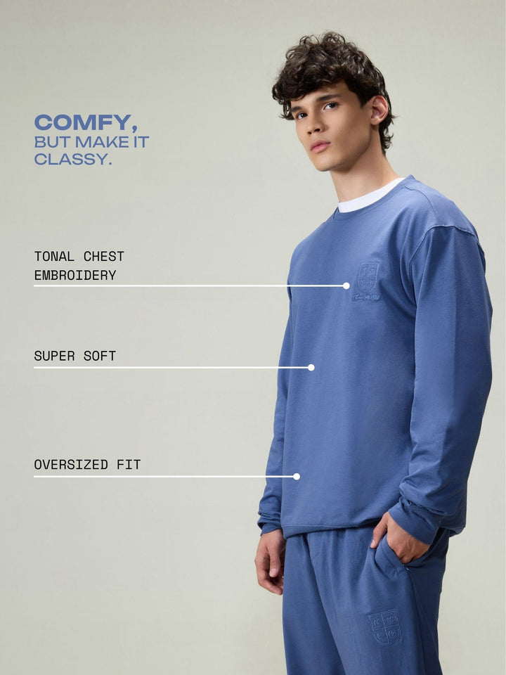 Blue Everywear Sweatshirt