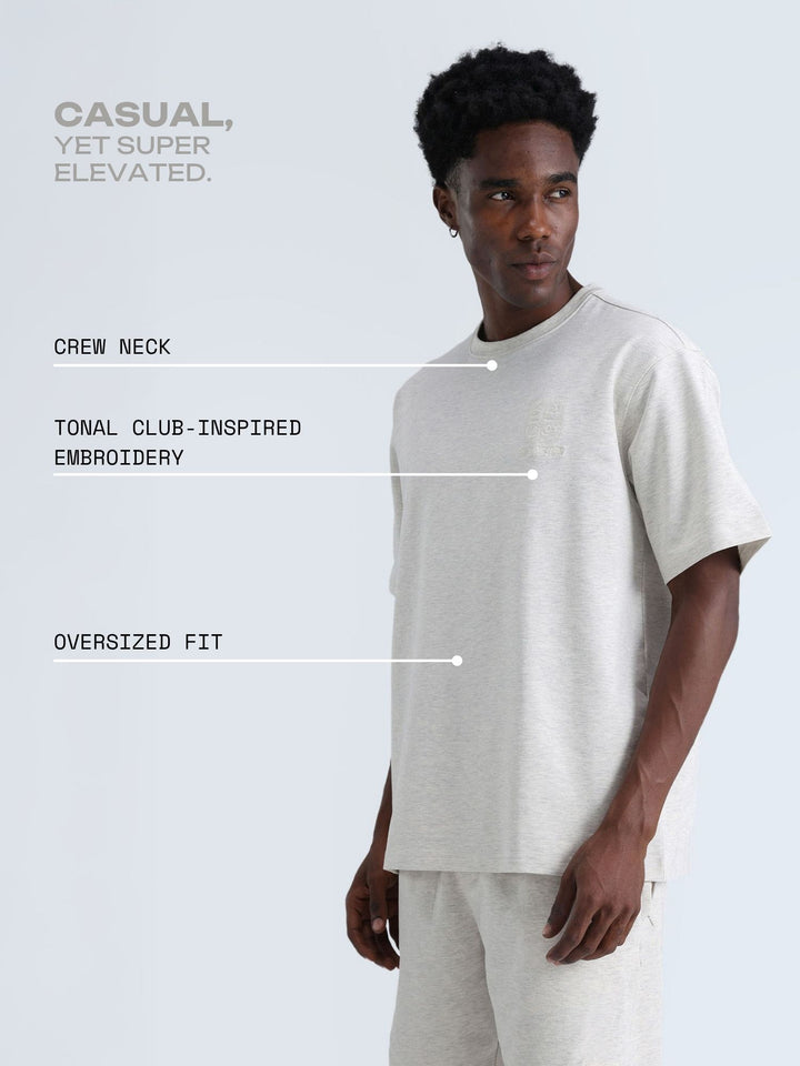 Grey Melange Everywear Leisure Tee