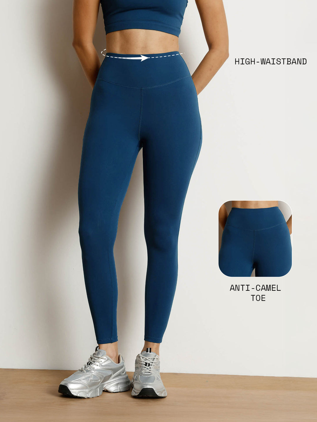 Blue Contour Snug Leggings