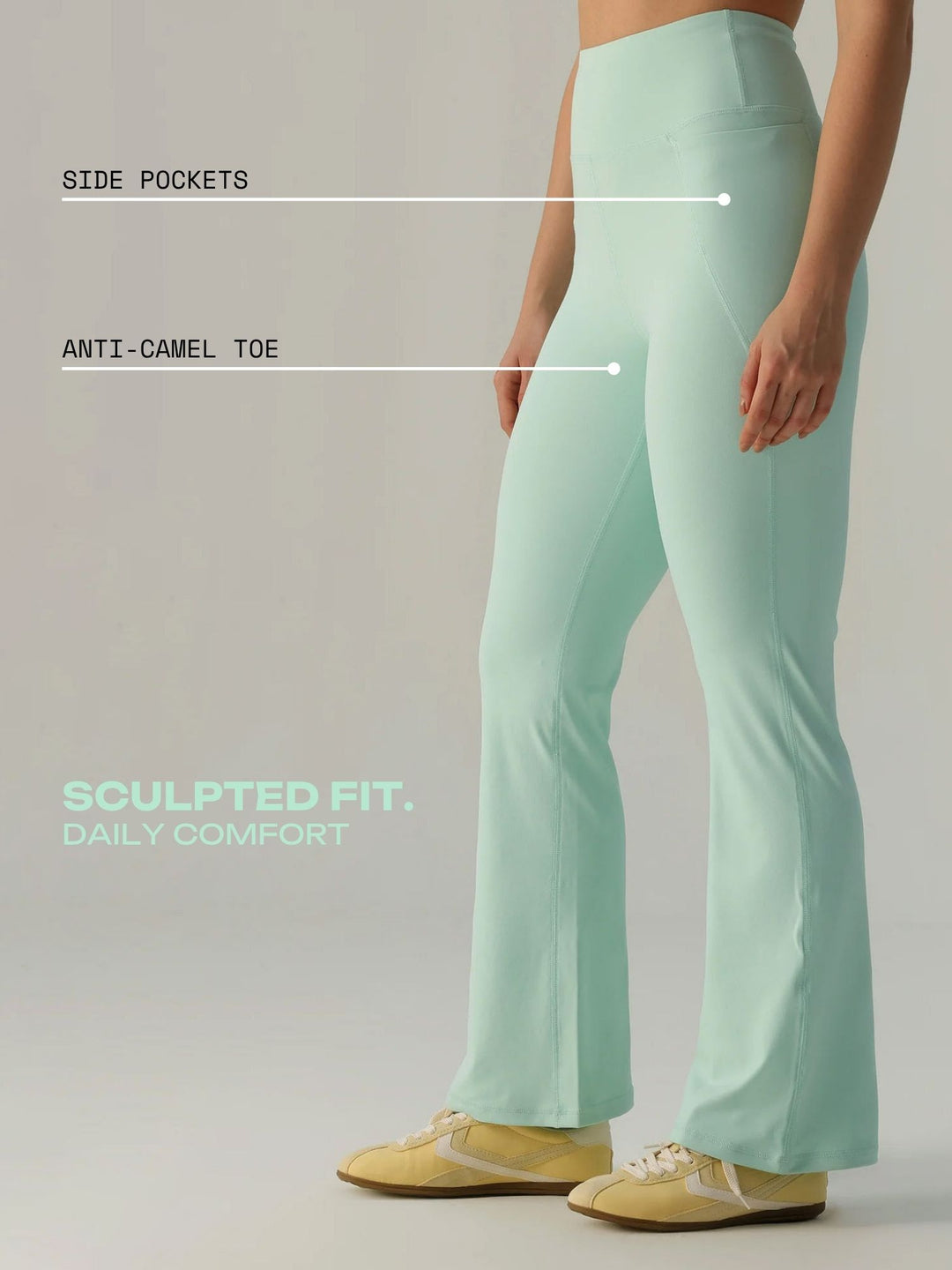 Mint Sculpt Bootcut Leggings
