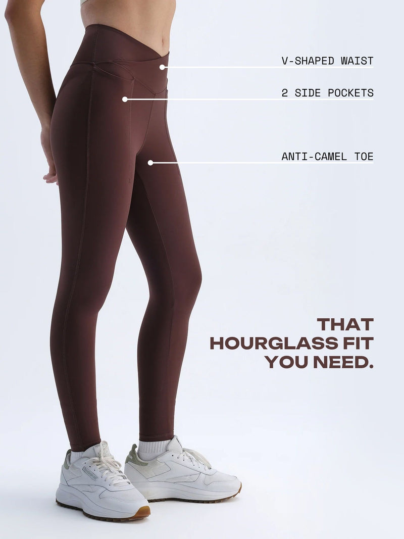 Brown Hourglass Snug Leggings