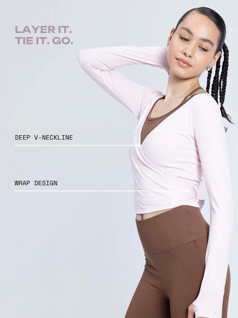 Blush ADPT™ Wrap Top