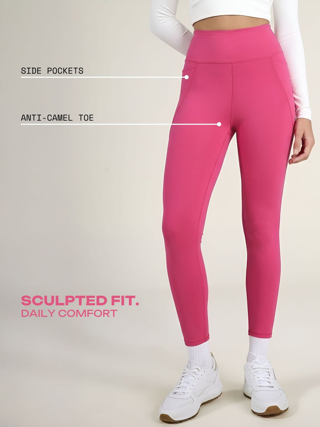 Hot Pink Sculpt Core Leggings