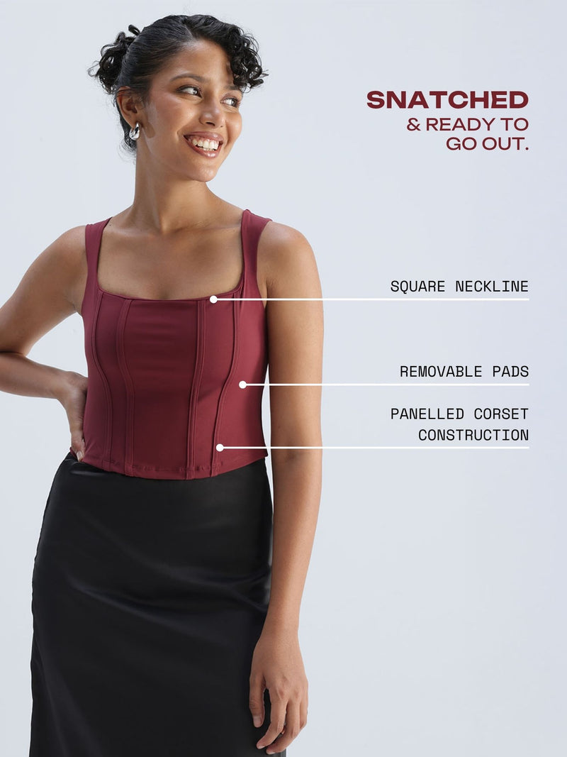 Cherry Club Corset Top