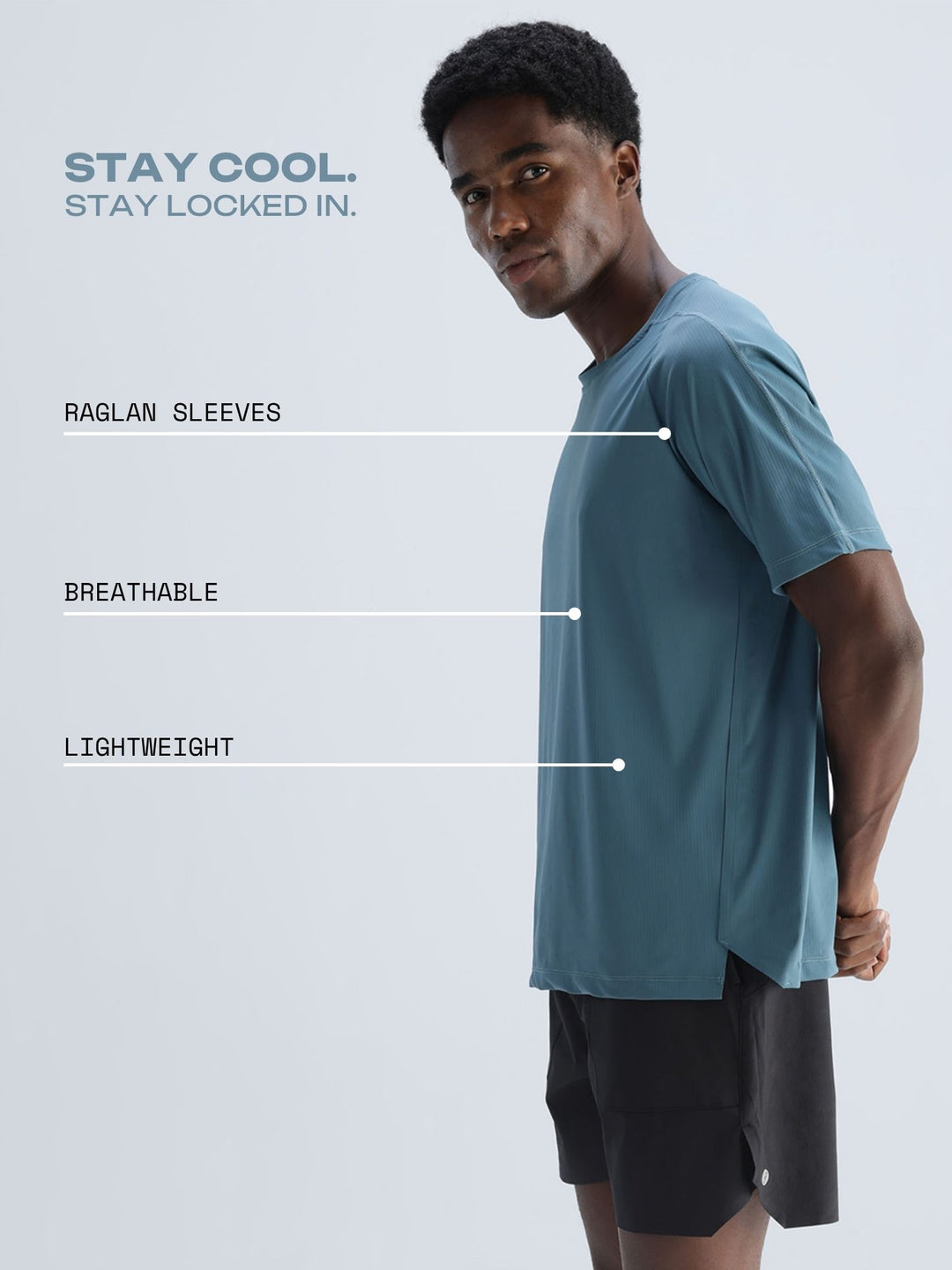 Teal Velocity Training Tee