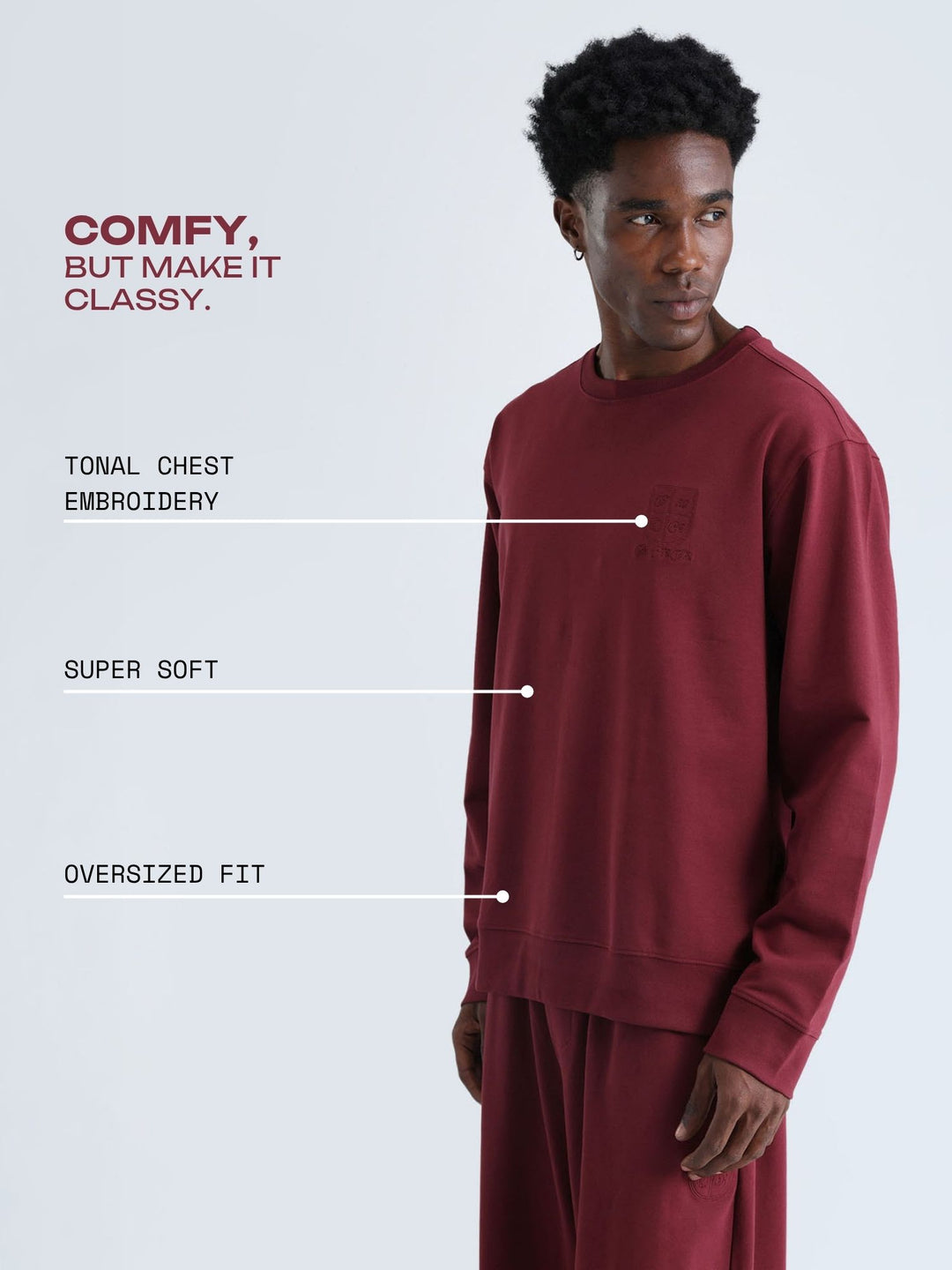Maroon Everywear Sweatshirt