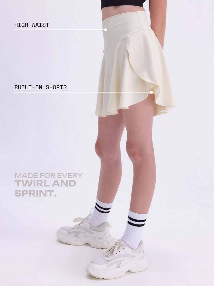 Ivory Next Gen Swirl Skorts