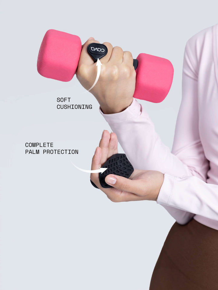 Black Cava Training Hand Grips