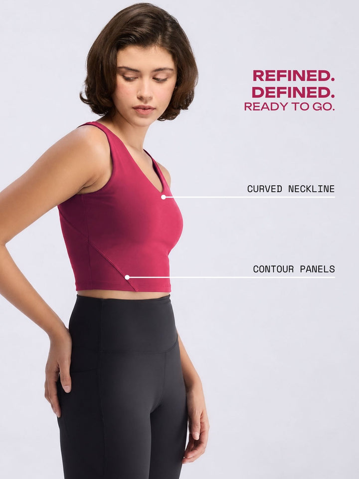 Ruby Refine Crop Tank