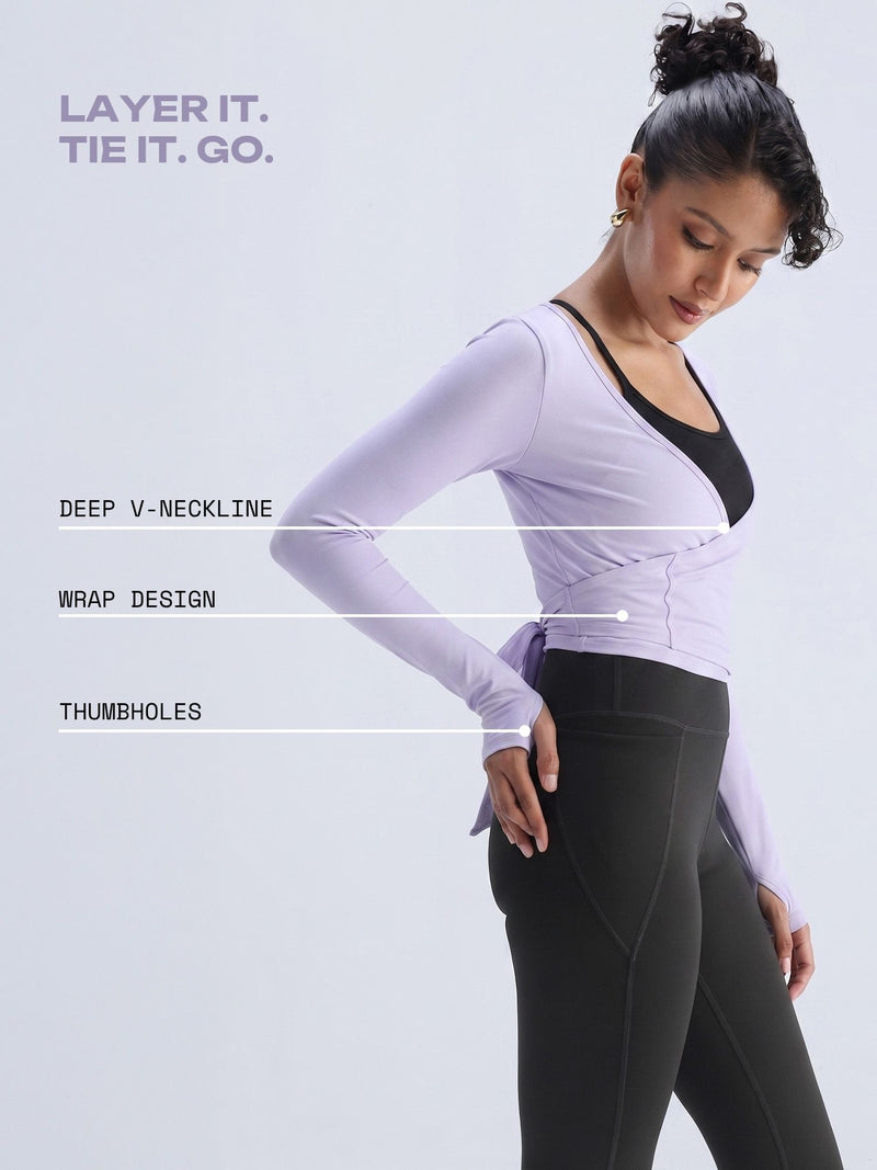 Lilac ADPT™ Wrap Top