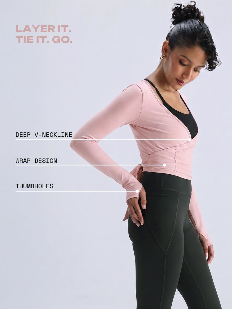 Blush ADPT™ Wrap Top