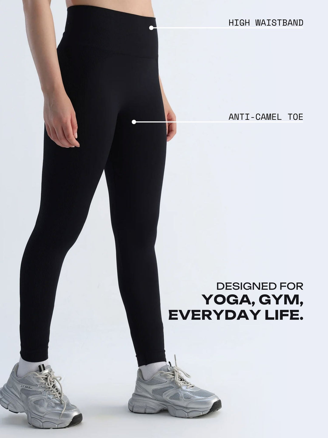 Black Sky-Rise Leggings