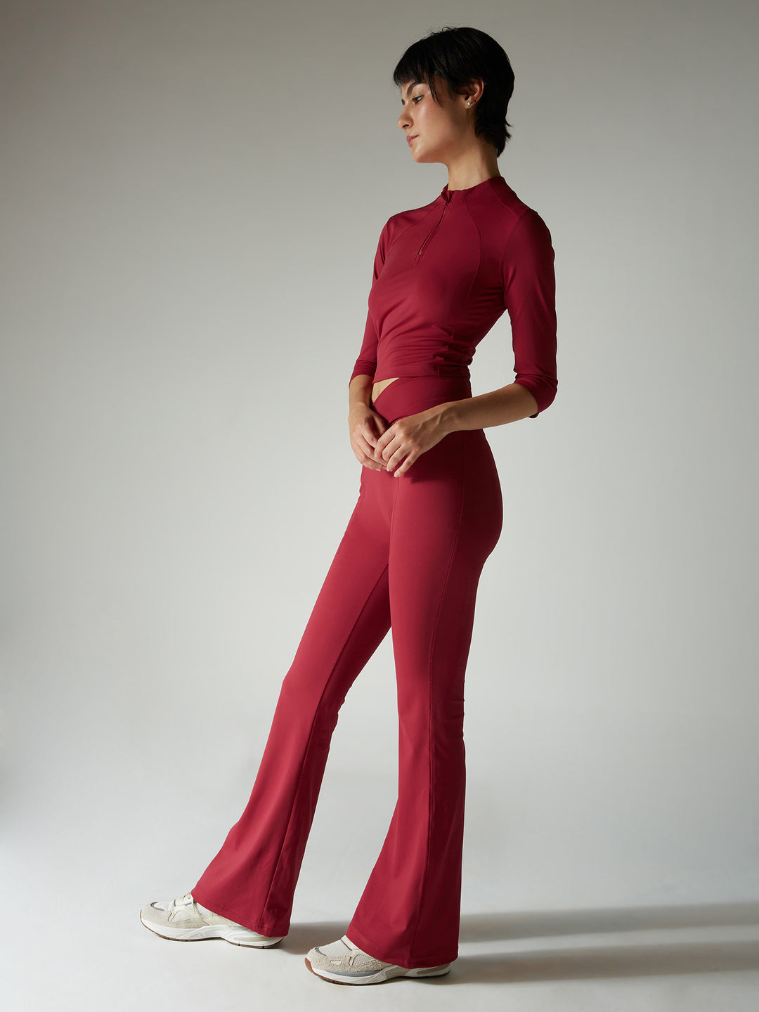 Sienna Red Tall Hourglass Leggings