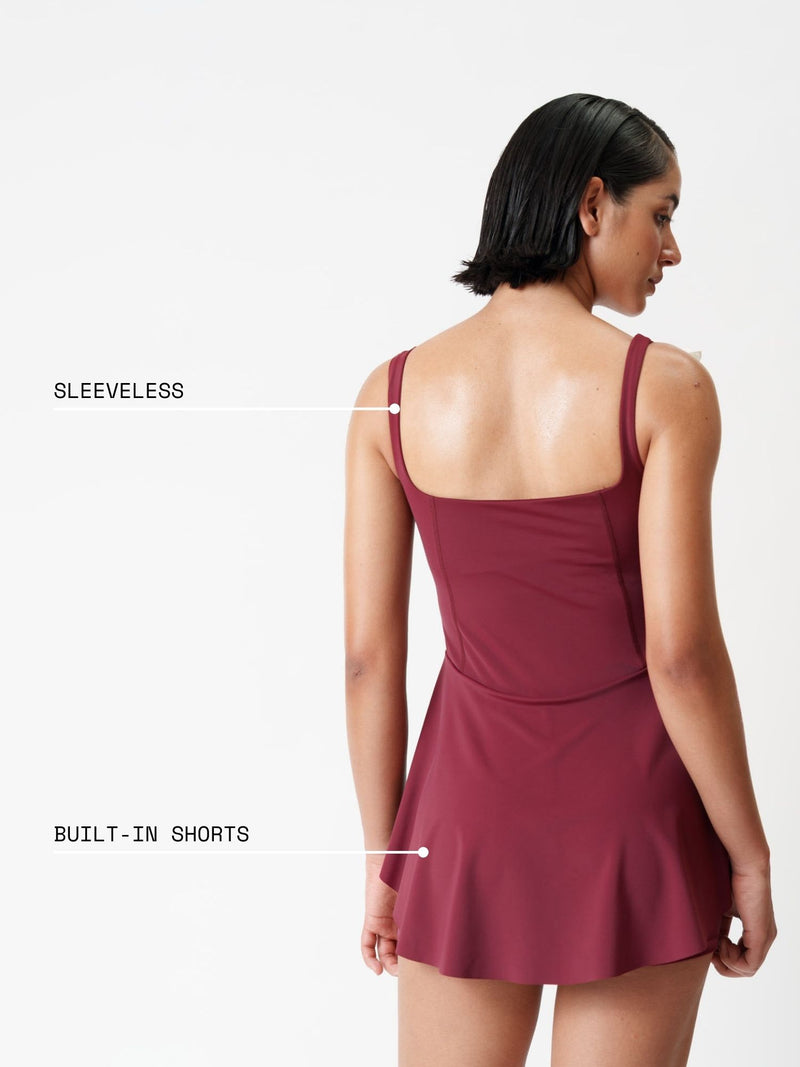 Cherry Swirl Swim Dress