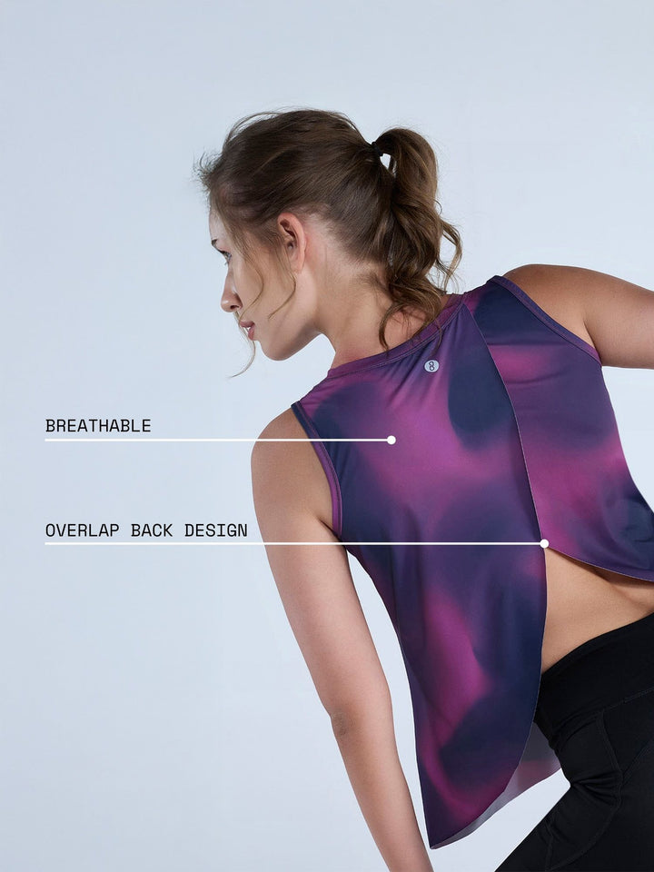 Purple Fluid Overlap Tank